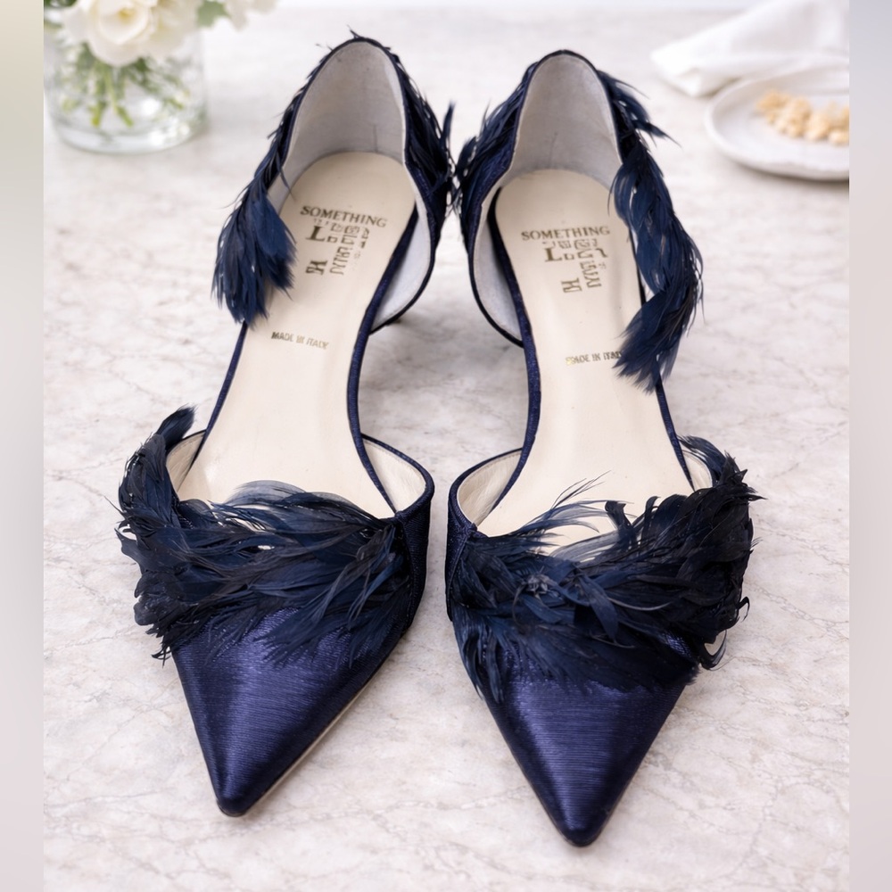SOMETHING BLEU SOFIA D'ORSAY KITTEN HEEL